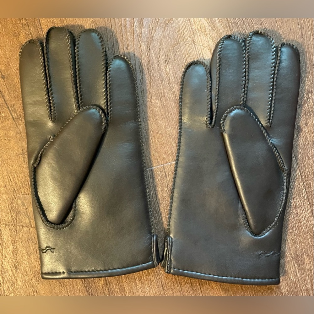 Vintage brown vinyl lined men’s gloves Taiwan